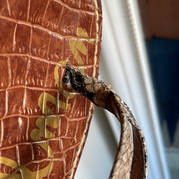 Sam Edelman python print flip flops - Picture 5 of 7